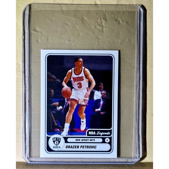 2023-24 Dražen Petrović Panini NBA Basketball #491 Sticker NBA Legends - Picture 1 of 2